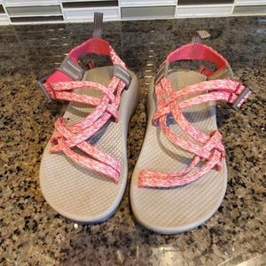 Size 2 pink Chacos